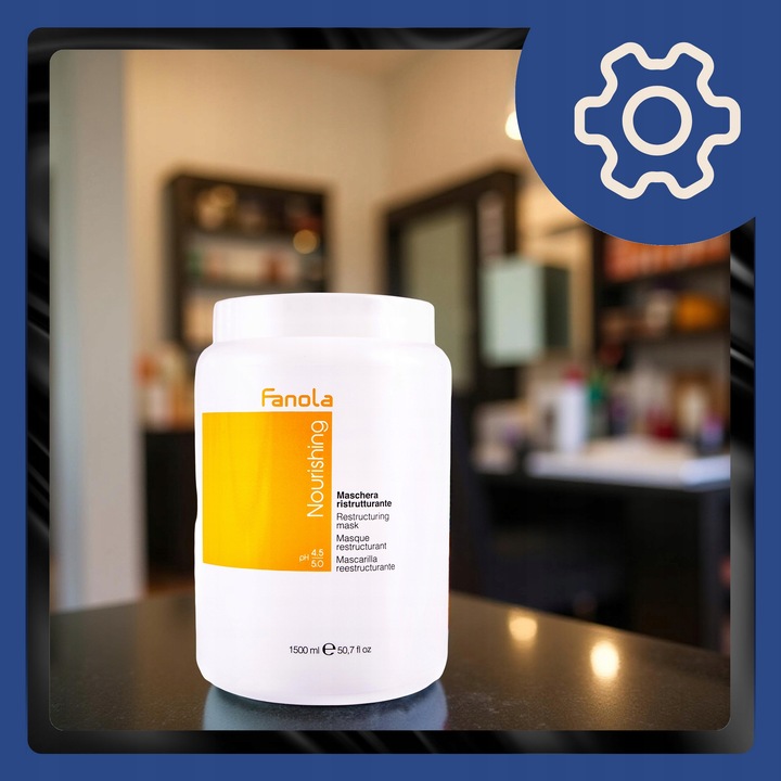 Maska do Włosów Suchych Łamliwych po Zabiegach FANOLA NOURISHING 1500ML