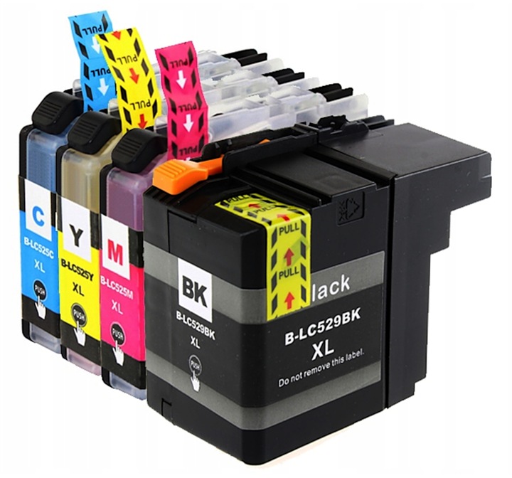 TUSZE LC-525 XL LC-529 XL DO DRUKARKI BROTHER MFC-J200 DCP-J100 DCP-J105