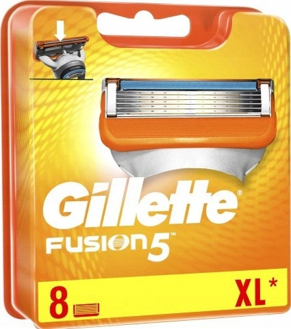 Wkłady do maszynki gillette fusion 5 ORYGINALNE ( 8 sztuk ) ZESTAW
