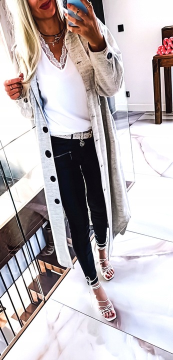 . BIAŁA BLUZKA POD ŻAKIET ELEGANCKA Z KORONKĄ TOP