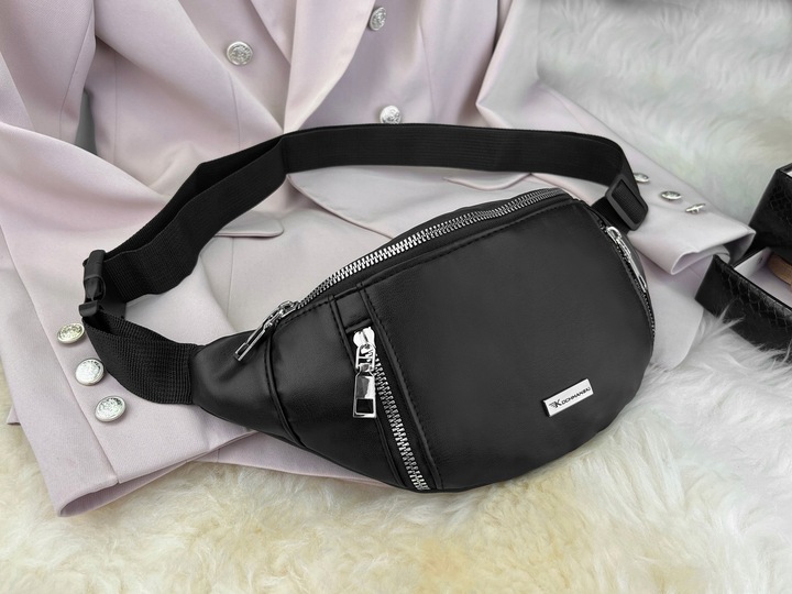 KOCHMANSKI saszetka na ramię lub nerka damska na pas czarna