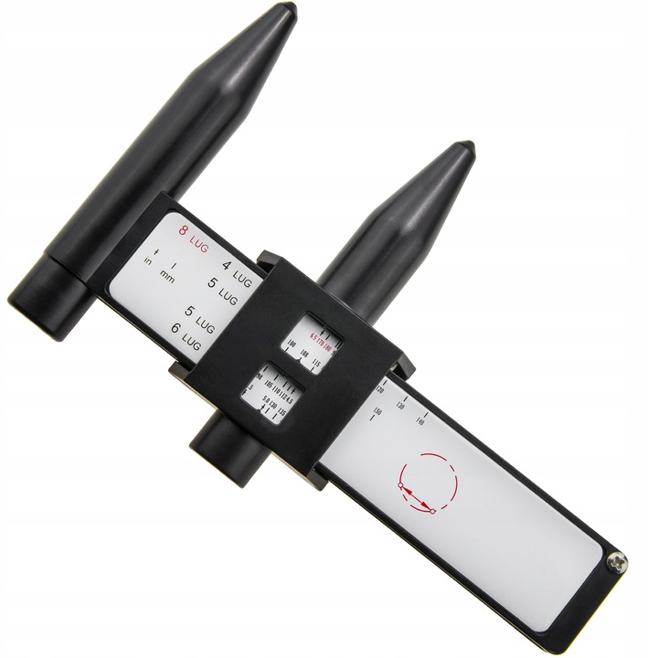 SUWMIARKA MIERNIK ROZSTAWU ŚRUB I NAKRĘTEK KOŁA / FELGI - STIX