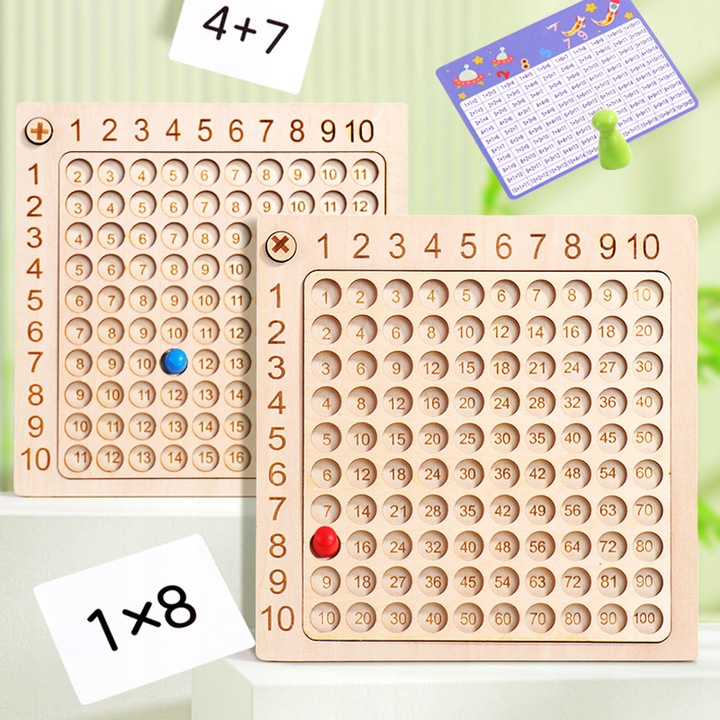 TABLICA DO NAUKI LICZENIA TABLICZKI MNOŻENIA DODAWANIA GRA EDUKACYJNA