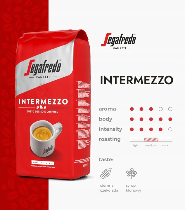 Kawa mielona Segafredo Intermezzo 2 x 250 g