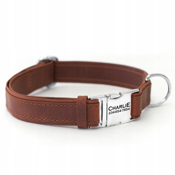 Obroża dla psa Blue z metalową klamrą rozmiar XS