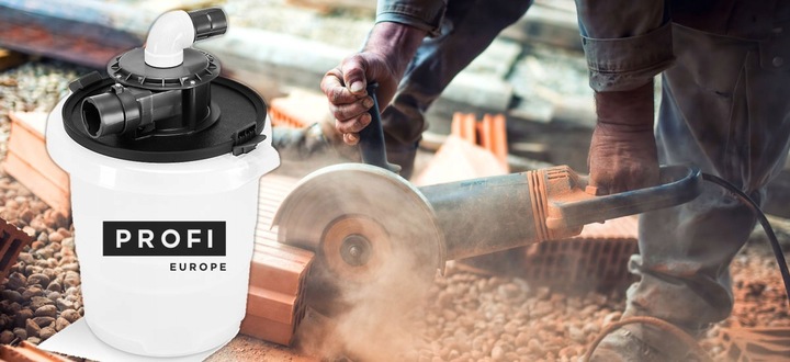 Separator cyklonowy pyłów budowlanych przemysłowy