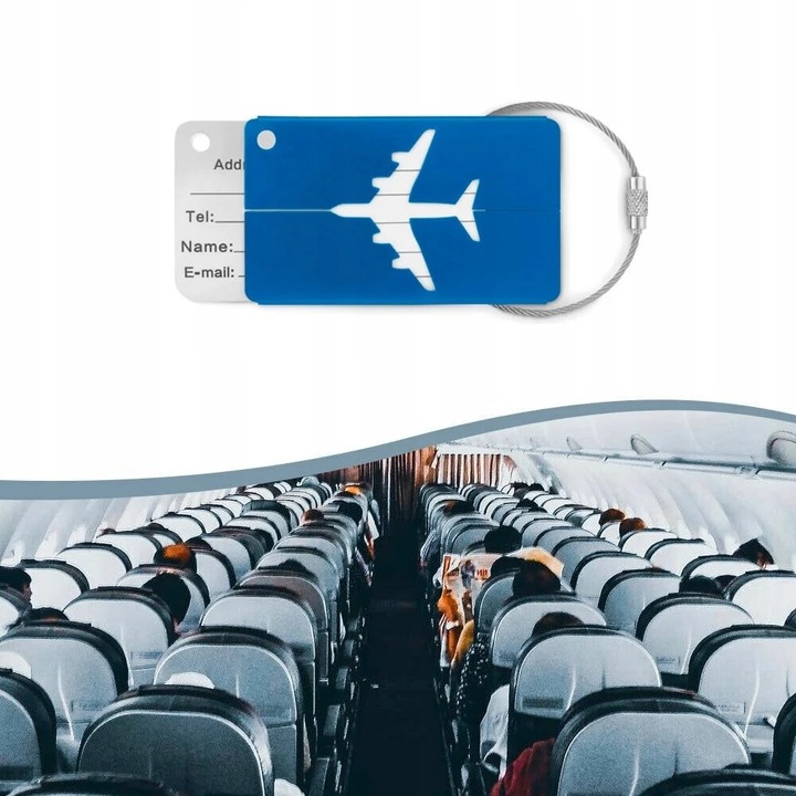 PAS BAGAŻOWY DO WALIZEK ZABEZPIECZAJĄCY Z KODEM KOD ETYKIETA