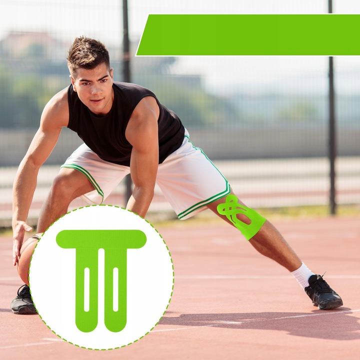 WYSOKIEJ JAKOŚCI TAŚMA KINEZJOLOGICZNA na ciało kolano 12 PCS