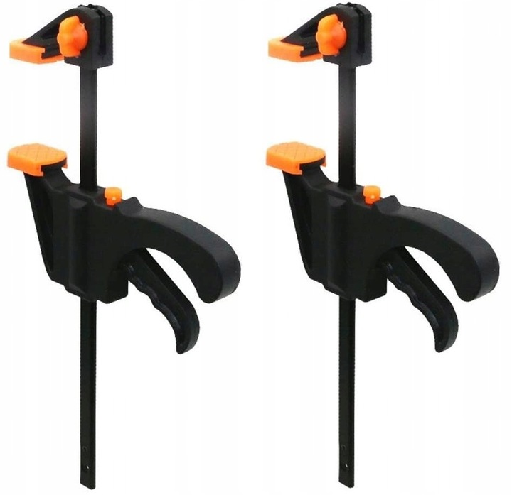 6x ŚCISK STOLARSKI UCHWYT JEDNORĘCZNY SZYBKOZACISKOWY SOLIDNY ZACISK