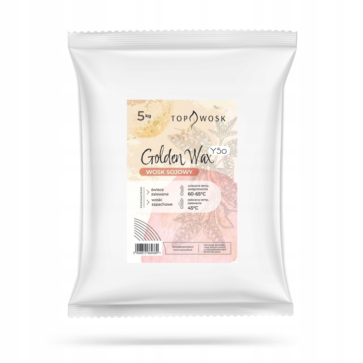 Wosk sojowy EKO do świec NATURALNY 5 kg TopWosk