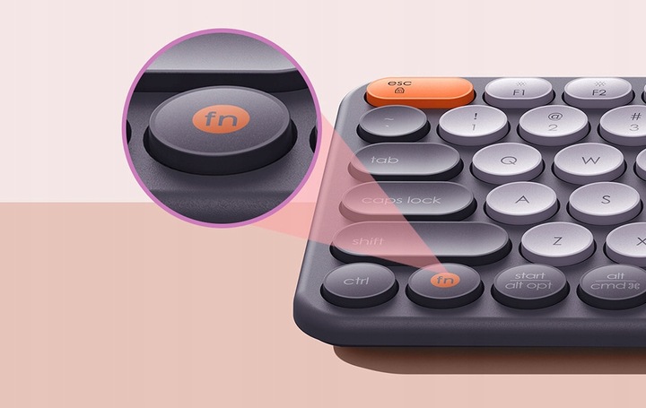 Klawiatura bezprzewodowa Baseus K01A Bluetooth Szara