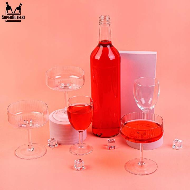 10x BUTELKI MONOPOLOWE 1L 1000 ml WÓDKĘ BIMBER SOK nalewki z zakrętką