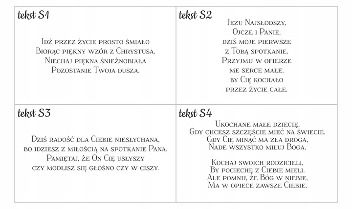 Pamiątka Pierwszej Komunii Świętej pudełko prezent kartka komunia