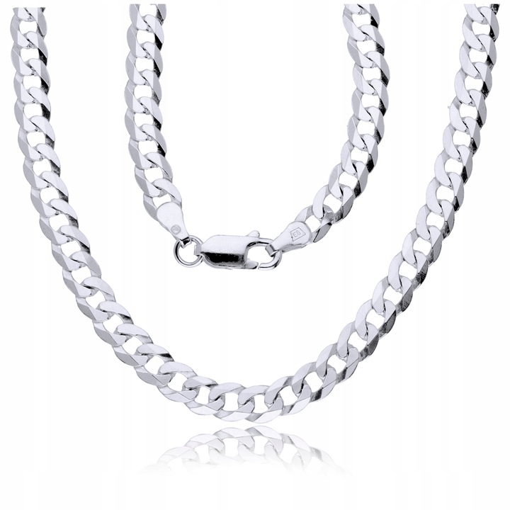 Srebrny Łańcuszek 925 Męski Szeroki Gruby dla mężczyzny PANCERKA