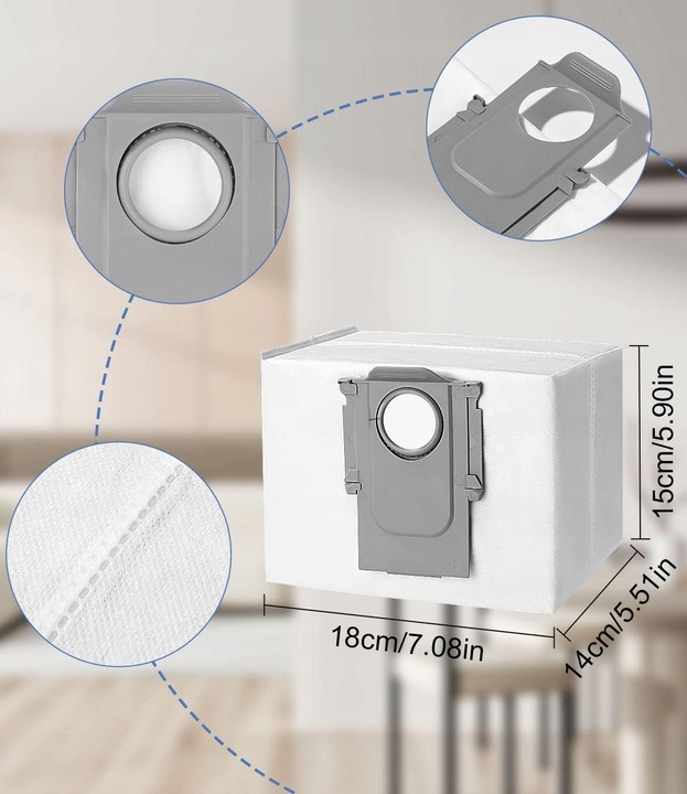 12x WORKI DO XIAOMI ROBOROCK S7 MAXV ULTRA S8 PRO ULTRA Q5 Q7 Q8 MAX Q REVO