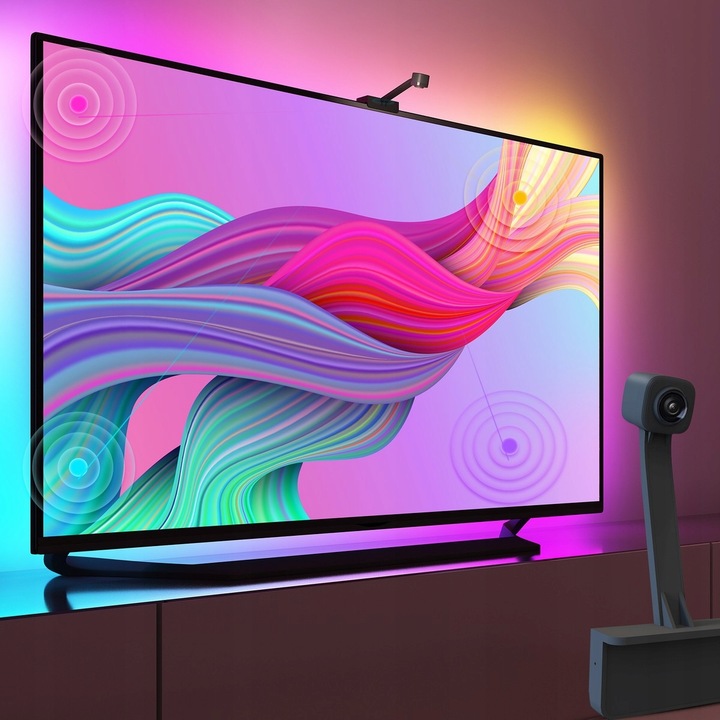 Taśma LED Govee H6199 TV backlight dla TV 75-85 cali Wi-Fi Bluetooth RGBIC