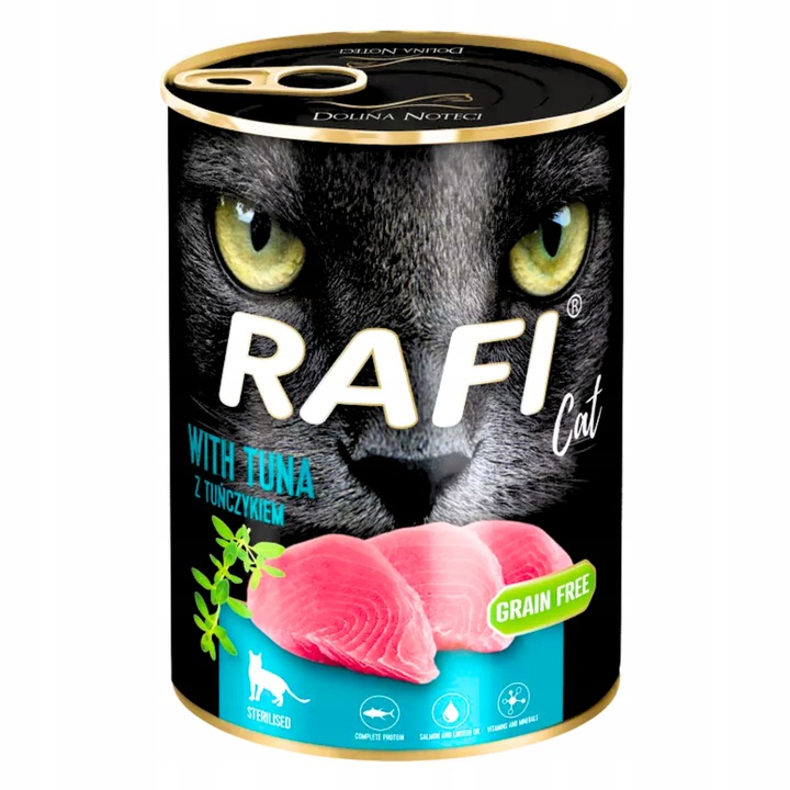 RAFI CAT DOLINA NOTECI mokra karma puszki DLA KOTA MIX SMAKÓW