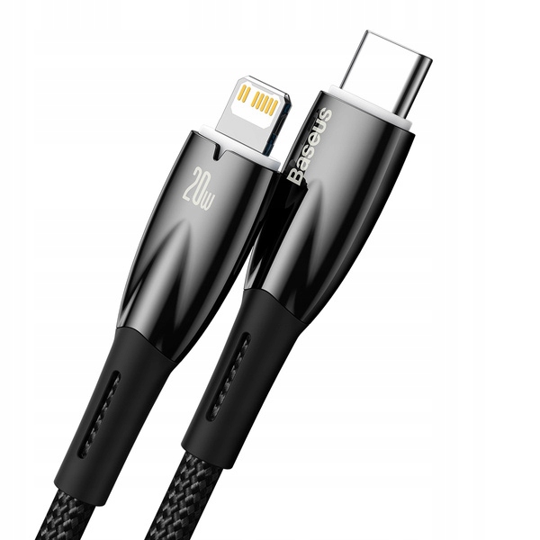 BASEUS KABEL USB-C SZYBKIE ŁADOWANIE PRZEWÓD DO LIGHTNING IPHONE PD 20W 2M
