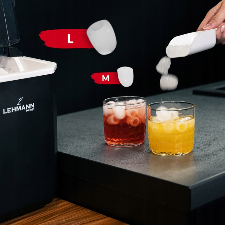 DOMOWA KOSTKARKA DO LODU MASZYNA DO KOSTEK EKSPRESOWY LÓD DO NAPOJU