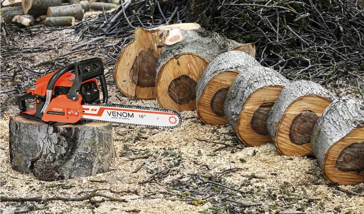 PIŁA SPALINOWA PILARKA ŁAŃCUCHOWA 5,9KM 58CC 4xŁAŃCUCH 2xPROWADNICE