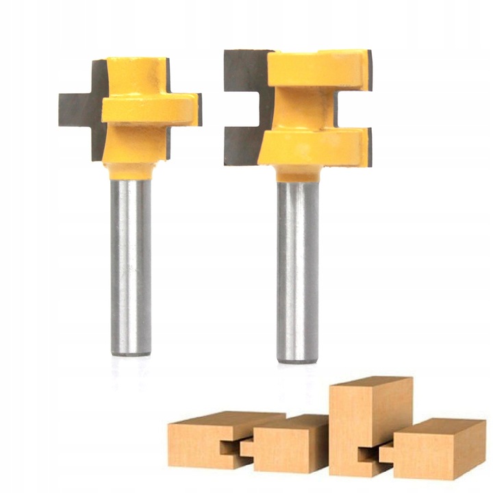 FREZ FREZY DO POŁĄCZEŃ WPUSTOWYCH ZESTAW 2 szt