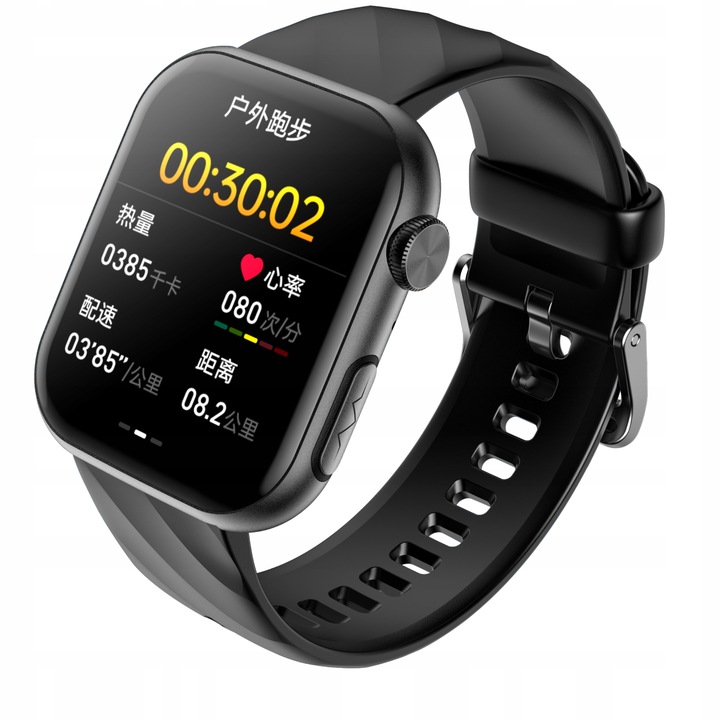 SMARTWATCH Z FUNKCJĄ POMIARU CUKRU GLUKOZA AMOLED MT500 CIŚNIENIE MENU Pl
