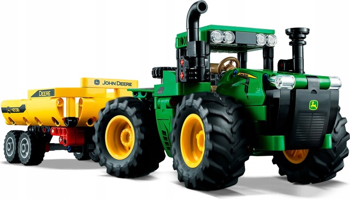 LEGO TECHNICS 42136 Traktor Ciągnik JOHN DEERE z przyczepą + KATALOG LEGO