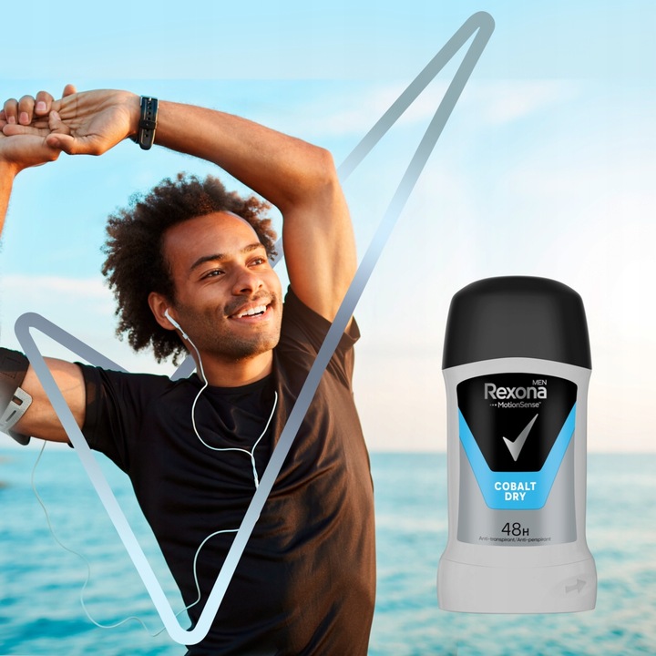 6 x Rexona MotionSense Antyperspirant w sztyfcie Cobalt Dry 50 ml