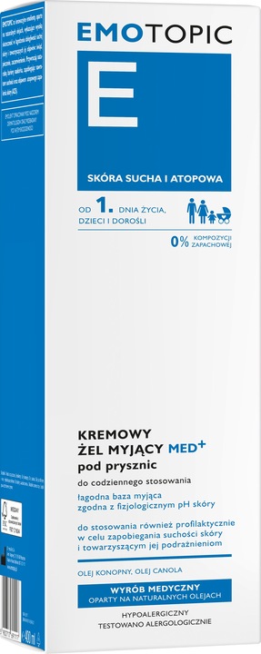 Pharmaceris E Emotopic 400 ml kremowy żel myjąc pod prysznic
