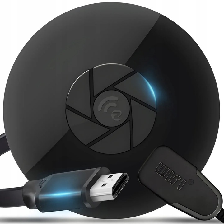 ADAPTER WIFI HDMI BEZPRZEWODOWY MIRRORSCREEN CHROMECAST 2W1 DUŻY