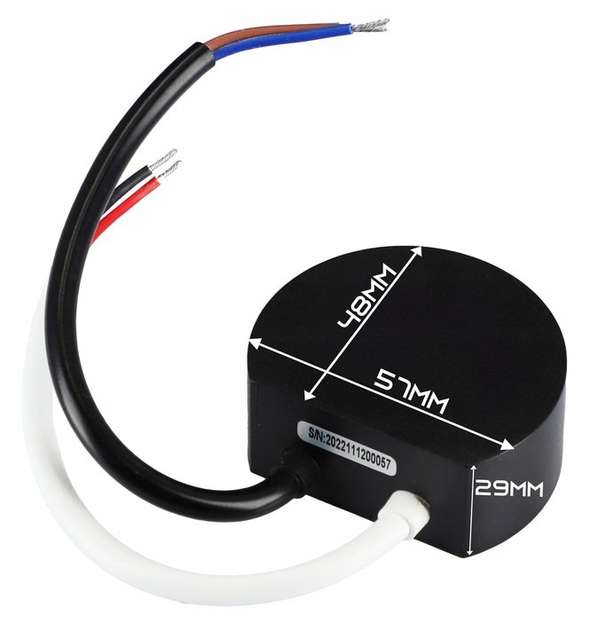 Zasilacz LED 12V 30W 2.5A Do Puszki Tranformator Dopuszkowy Do Taśm