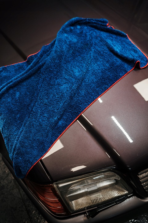 FLUFFY RĘCZNIK Z MIKROFIBRY DO OSUSZANIA AUTA 60 x 90 CM DUŻY GRUBY 450 GSM