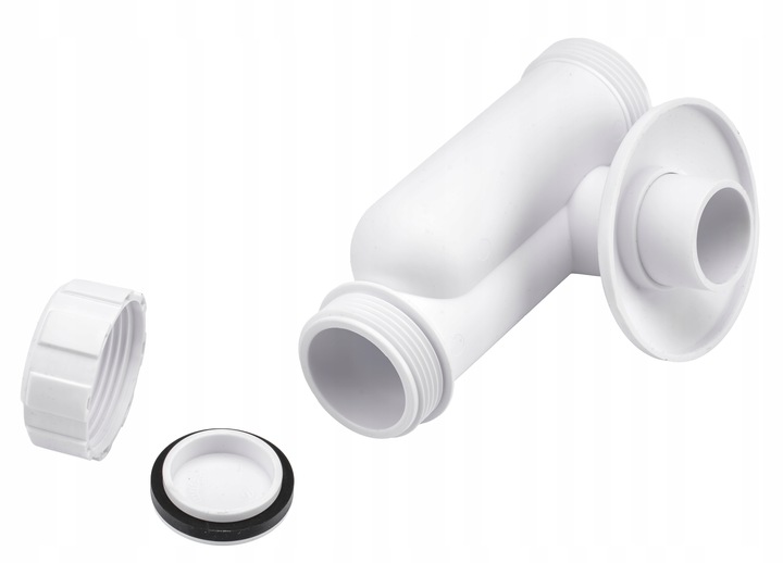 ODPŁYW PRZYŚCIENNY SYFON UMYWALKOWY OSZCZĘDZAJĄCY MIEJSCE SOLIDNY MCALPINE