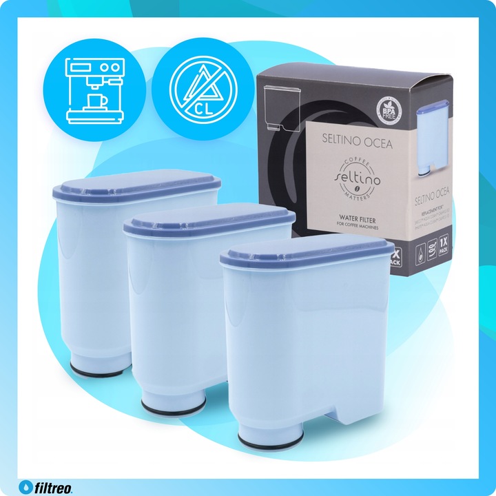 3x FILTR Wody do ekspresu PHILIPS SAECO system AquaClean DOBRY