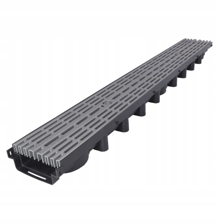 Odwodnienie liniowe 1000x63x131mm 1,5Tony MAX-DRAIN Krata Line Popiel