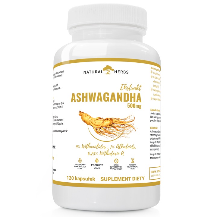 Alto Pharma suplement diety Ashwagandha 120 kapsułek EXTRACT