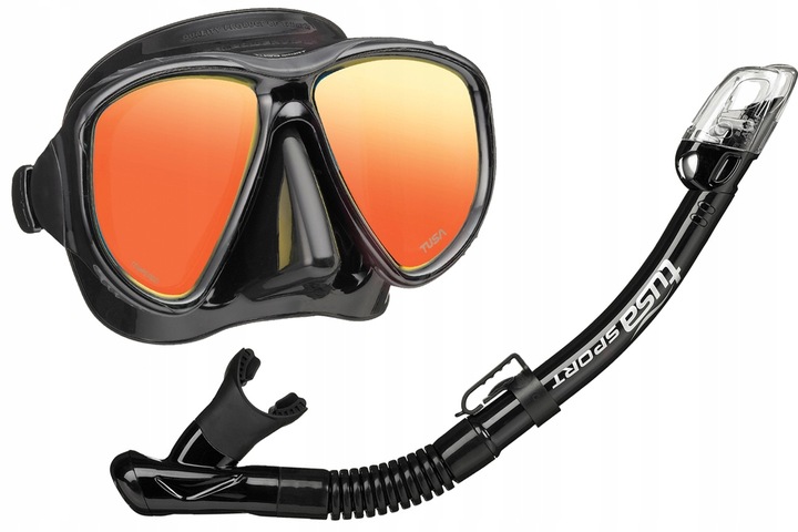 TUSA POWERVIEW MIROR ZESTAW MASKA FAJKA ANTYREFLEX