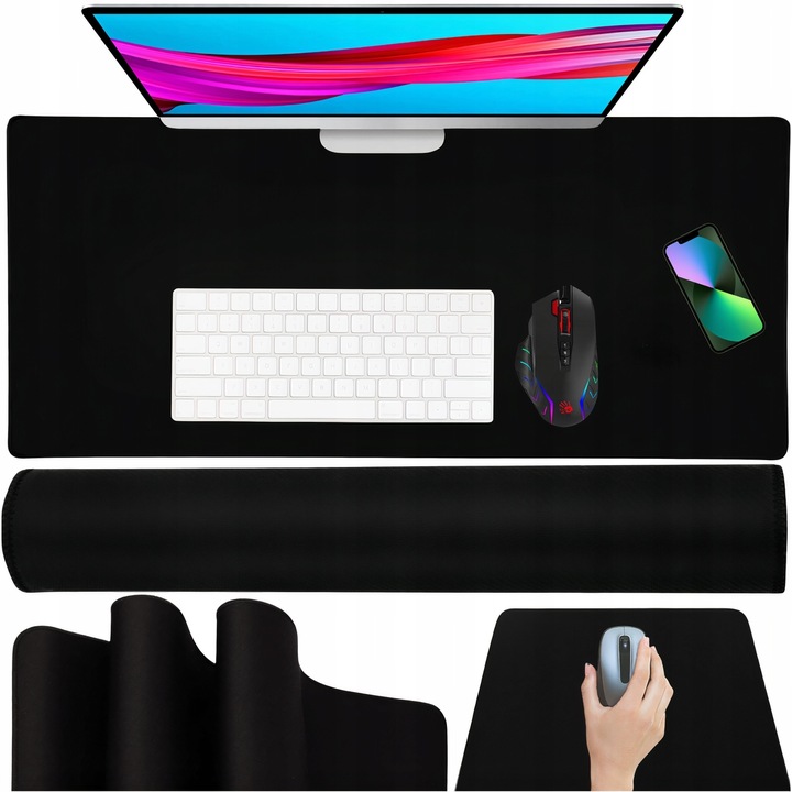 Podkładka pod mysz i klawiaturę mata na biurko DUŻA 100x50cm GAMINGOWA xxl