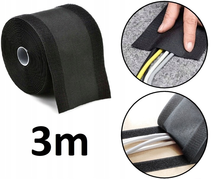 Organizer podłogowa dywanowa maskownica kabli 3m