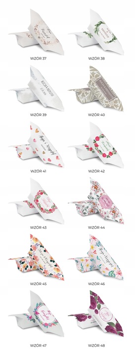 KRÓWKI Ślubne personalizowane PODZIĘKOWANIA dla gości ŚLUB 1KG wesele