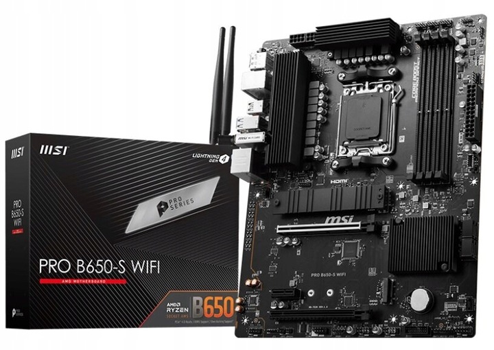 Msi Pro B650-S Wifi DDR5 AM4 Atx Mb