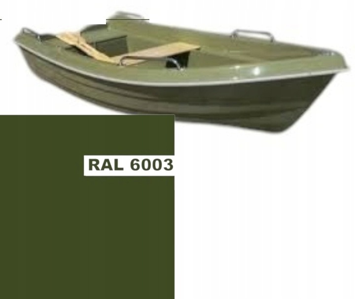 Żelkot - Topkot Ral 6003 oliwkowy 1kg z utwardzacz Żywica poliestrowa Mata