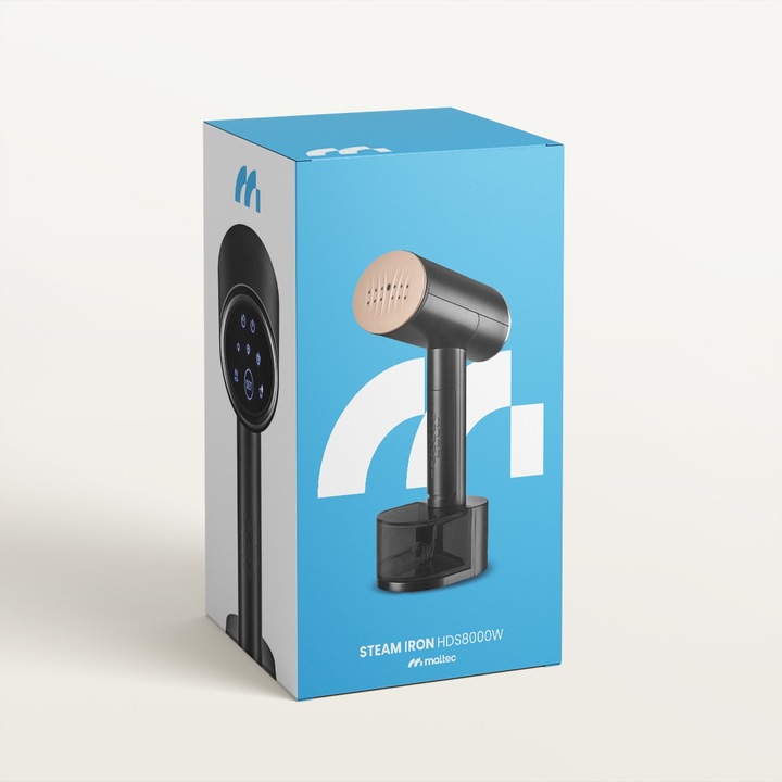 PAROWNICA DO UBRAŃ ŻELAZKO PAROWE STEAMER ZESTAW KLIPS ETUI 2000W