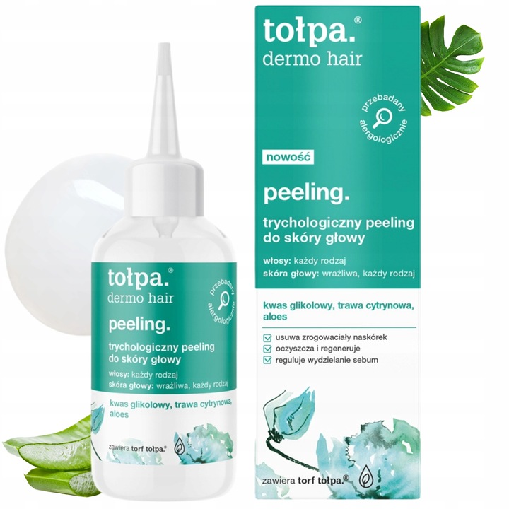 Peeling Trychologiczny do Skóry Głowy Łagodzący Podrażnienia Wydajny 100ml