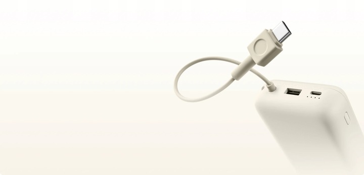 Powerbank 20000 mAh 33W Xiaomi Power Bank 74 Wh zintegrowany kabel USB-C