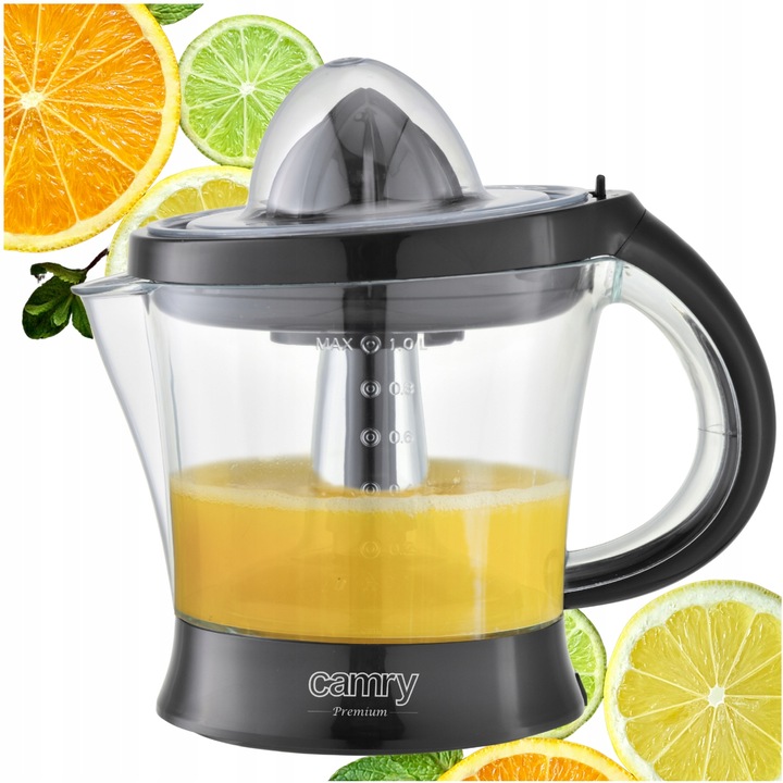 Wyciskarka do Cytrusów CR 4008 40W Automatyczna 1L Czarna
