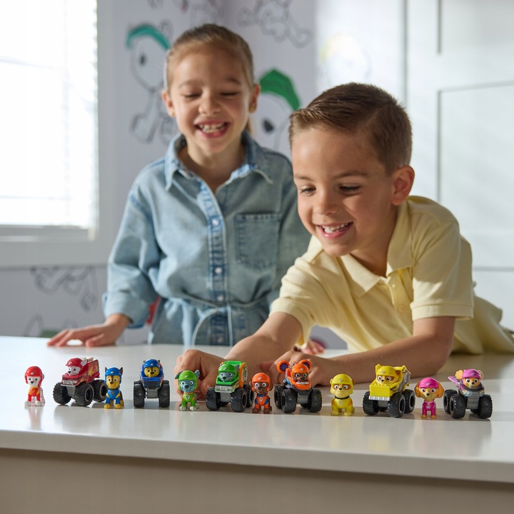 PSI PATROL DUŻY ZESTAW POJAZDÓW FIGURKI PUP SQUAD CHASE MARSHALL SKYE ROXI