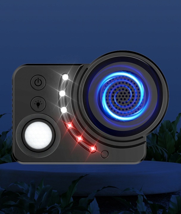 ODSTRASZACZ GRYZONI KUNY MYSZY MOCNY CZUJNIK RUCHU RIWALL RSK-01