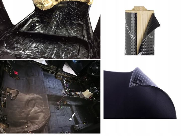 AB-25 MATA wygłuszająca BUTYLOWA bitumiczna 2,5 mm antywibracyjna z