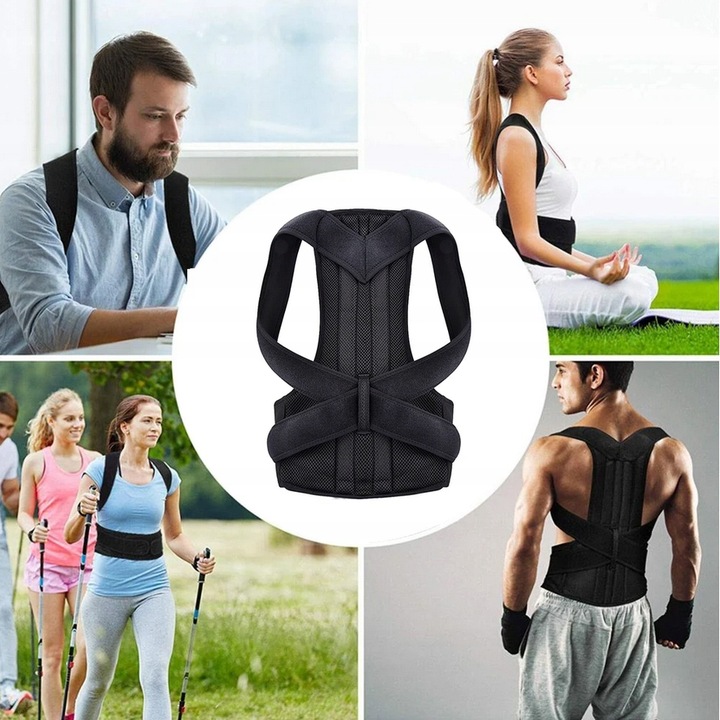 KOREKTOR WAD POSTAWY PLECÓW PAJĄCZEK SZELKI NA PROSTY KRĘGOSŁUP rozm. S